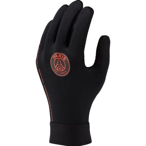 nike paris st. germain handschuhe academy hyperwarm jordan schwarz/rot|Paris Saint.